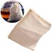 10 PCS Nutmilk Bag Tea Filter Bag Drawstring Bag Cotton Filter Bag Strainer Filter Bag Paper Filter Bag