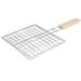 2 PCS Charcoal Bbq BBQ Grill Barbecue Grill Square Picnic Barbecue Supplies Stainless Steel Barbecue Net