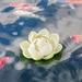 Hxoliqit Mother s Day Artificial Flowers Real Touch For Outdoor Spring Decoration Gift For Birthday Wedding Motherâ€™S Day Water Lily Canopy Pond Fish Pond Floating Decoration Props Living Room