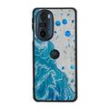 Blue-Marble-15 phone case for Motorola Edge Plus 2022 for Women Men Gifts Soft silicone Style Shockproof - Blue-Marble-15 Case for Motorola Edge Plus 2022