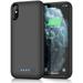 Feob Battery Case for iPhone Xs max Upgraded 7800mAh Portable Charging Case Extended Battery Pack for iPhone Xs Max [6.5 inch] Protective Charger Case - Black