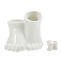 Bipedal Ceramic Flower Pot Vase Ceramic Succulent Planter White Flower Pots Ceramic Planter for Home Ceramic Planter Pot