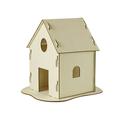 GERsome Bird House Outdoor Bird Houses for Outside Wooden BlueBird House Finch Cardinals Hanging Birdhouse Nesting Box for Wild Bird Viewing