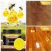1pcs 100% Beeswax Furniture Polish Wood Polish for Floor Tables Chairs Cabinets Wood Seasoning Beeswax with 1 sponge