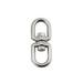 304 Stainless Steel 8-shaped Rotary Buckle Swing Swivel Hook Connector Carabiner Clasp for Hammock Hanging Chair Swing M6