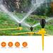 YANHAIGONG Spring Saving!360Â° Rotation Auto Irrigation System Garden Lawn Sprinkler Patio Roof Cooling Sprinklers Automatic Sprinkler Irrigation Farming Sprinkler System With Sprinkler 3 Arm Nozzle