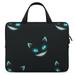 LAKIMCT Horror Cat Laptop Bag Computer Bag Briefcase Messenger Bag Waterproof Laptop Case for Work 10 inch