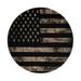 Disketp American Flag With Desert Camouflage Small Mouse Pad 7.9x7.9 Inches Washable Round Mousepad For Office Laptop Computer Non-Slip Rubber Base Mouse Pads For Wireless Mouse