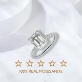 1-3ct Moissanite Solitaire Ring Full Of Shiny Moissanite Engagement Wedding Ring Promise Bridal Band For Women Propose Ring