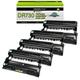 greencycle 4 Pack DR730 Drum Unit Compatible for Brother DR730 dr-730 Drum Work with MFC-L2710DW MFC-L2730DW HL-L2395DW DCP-L2550DW Printer (Without Toner)