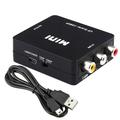 AV TO HDMI-compatible Scaler Adapter HD Video Composite Converter RCA C8T6