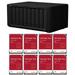 Diskstation DS1821+ 8-Bay NAS Enclosure Bundle with 8x WD Red Plus 2TB 3.5 SATA III Internal NAS Hard Drive