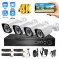 Security Camera System Wireless Kepeak 1080P 4CH Wireless Home Security Systems with 4pcs 2MP Full HD Cameras Night Vision Motion Detection Free App for Indoor Outdoor Video Surveillance