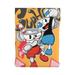 Cuphead Leather Laptop Sleeve Slim Protective Case Waterproof Cover Bag for 13 Inch Notebook Computer