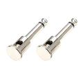 shamjina 2 Pieces Mono Plug 6.3mm DIY 1/4 Male Connector for Microphone Speaker Cable