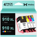 910XL Ink Cartridges for HP 910XL Ink Cartridges for HP OfficeJet Pro 8025e 8015e 8022e 8028e 8035e 8025 8035 8020 8022 Printer (Black Cyan Magenta Yellow)