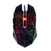 Gaming Mouse Wired Silent Click Computer Mice Ergonomic Game USB Mouse with 6 Buttons Optical Breathing Light RGB Gaming Mouse for Laptop Desktop Black
