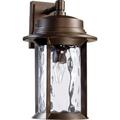 Pemberton End 1 Light Outdoor Wall Lantern in Style 9.5 inches Wide By 15.5 inches High-Oiled Bronze Finish Bailey Street Home 183-Bel-3400517