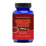 Cayenne Pepper Capsules Support Healthy Weight Loss 900 mg 100 Capsules
