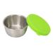 Beauty Salon Essential Oil Cup Portable Stainless Steel Condiment Salad Dressing Container with Lid 50ml Green Lid