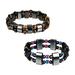 2pcs Magnetic Hematite Anklet Beading Decoration Ankle Chain for Women Men