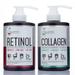 Nuventin Collagen Firming Cream .. & Retinol Lotion Set .. - Anti-Aging Skincare for .. Face & Body Repair .. Wrinkles & Sagging 30 .. Fl Oz