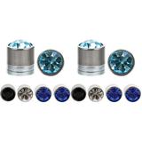 Shiatsu Slimming Earrings Piercing Stud Portable Fake Magnetic Miss Men and Women