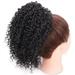 Hair Extension Women Fashion Afro Kinky Curly Clip in Ponytails Puff Drawstring