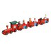 Christmas Train Painted Wooden Christmas Decoration Kid Gift Toys Xmas Table Top Ornament