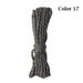 1PC High quality Hiking Camping Equipment Diameter 4mm Parachute Cord Survival kit Paracord Cord Rope Lanyard Tent Ropes COLOR 17