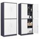 Storage Cabinets With Doors And Shelves 71 Metal Garage Storage Cabinet With Locking Doors Garage Storage Cabinets Adjustable Layers Shelves For Home Gym bathroom kitchen office Storage Cabinets