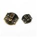 Heavy Duty Padlock Antique Brass 20 Pcs Packing Box Iron Sheet Jewelry Boxes House Decorations for Home Easy to Install