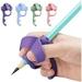 Pencil Grips for Kids Handwriting Ergonomic 5 Fingers Pencil Grippers Posture Correction Writing Aid Grips for Toddlers 2-4 Pen Grips for Beginners Kindergarten Classroom Must Haves(4pcs)