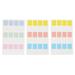 Sticky Notepad Book Tabs Memo Pads Note Lined Labels Stickers Document Flags Markers Portable Office Self Fluorescent