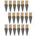 20 Pcs Writing Pens Fountain Pencils Bulk Replacement Tip Office Supplies No Ink Metal Graphite Student Child