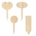 20 Pcs Garden Plant Markers Identification Stakes Tags Bamboo Seeds Vegetable Plants Wooden Label