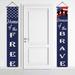 npkgvia 4Th of July Decorations Room Decor Patriotic Decoration And Stripes Porch Sign Let Freedom Ring 4 Of July Memorial Day Independence Day Hanging Banner Flag Home Decor Patriotic Decorations
