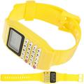 2pcs Watch Type Calculators Kids Calculating Watch Wrist Geometric Operation Watch Universal Wrist Watch for Boys Children Yellow