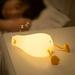 Children s Nightlight USB Rechargeable Baby Nightlight Kawaii Duck Lamp with Flat Brightness and Adjustable Silicone Touch Bedside Lamp for Children s Rooms and Living Room Christmas