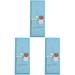 3 Pcs Wall Sticker Anti Collision Stickers Baby Play Mat Panel Foam Board Pu Child