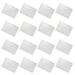 Business Cards 20 Pcs Self-adhesive Index Holder Flash Pockets Organizer Pvc