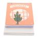 Floral Mini Desk Calendar Office Decor Pocket Calendars Plant 2024 for Home Desktop Paper Student