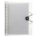 Graph Paper Notebook Note Pads Spiral Notebooks Multi-functional Writing Notepad Matte Loose-leaf Book Blank Stainless Steel Paper Office Student