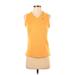 Nike Active T-Shirt: Orange Activewear - Women's Size Small