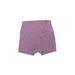 Crz Yoga Athletic Shorts: Purple Solid Activewear - Women's Size 12