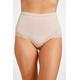 Bonmarche Natural Full Briefs With Lace Detail, Size: 24-26