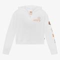 Levi's Teen Girls White Cotton Hibiscus Hoodie