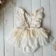 Slowmoose Newborn Baby Flower Lace Romper, Bodysuit / Jumpsuit Tutu Dress 18M