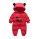 Slowmoose Autumn Winter New Born Baby Clothes Rompers , Jumpsuit Overalls Costume Infant Red 6M