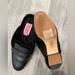 Kate Spade Shoes | Kate Spade New York Sz 6.5 Black Leather Loafer Mule Slipper Flats Fur Lined | Color: Black | Size: 6.5